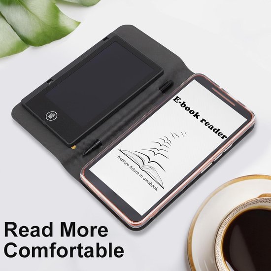 Annadue 1GB+8GB Compact Ereader, 5.7 Inch e Book Reader for Android 8.1, Audio and Video -PDF Reader, with Writing Pad and Higher Contrast Ratio, for Improved Reading Experience — afbeelding 3