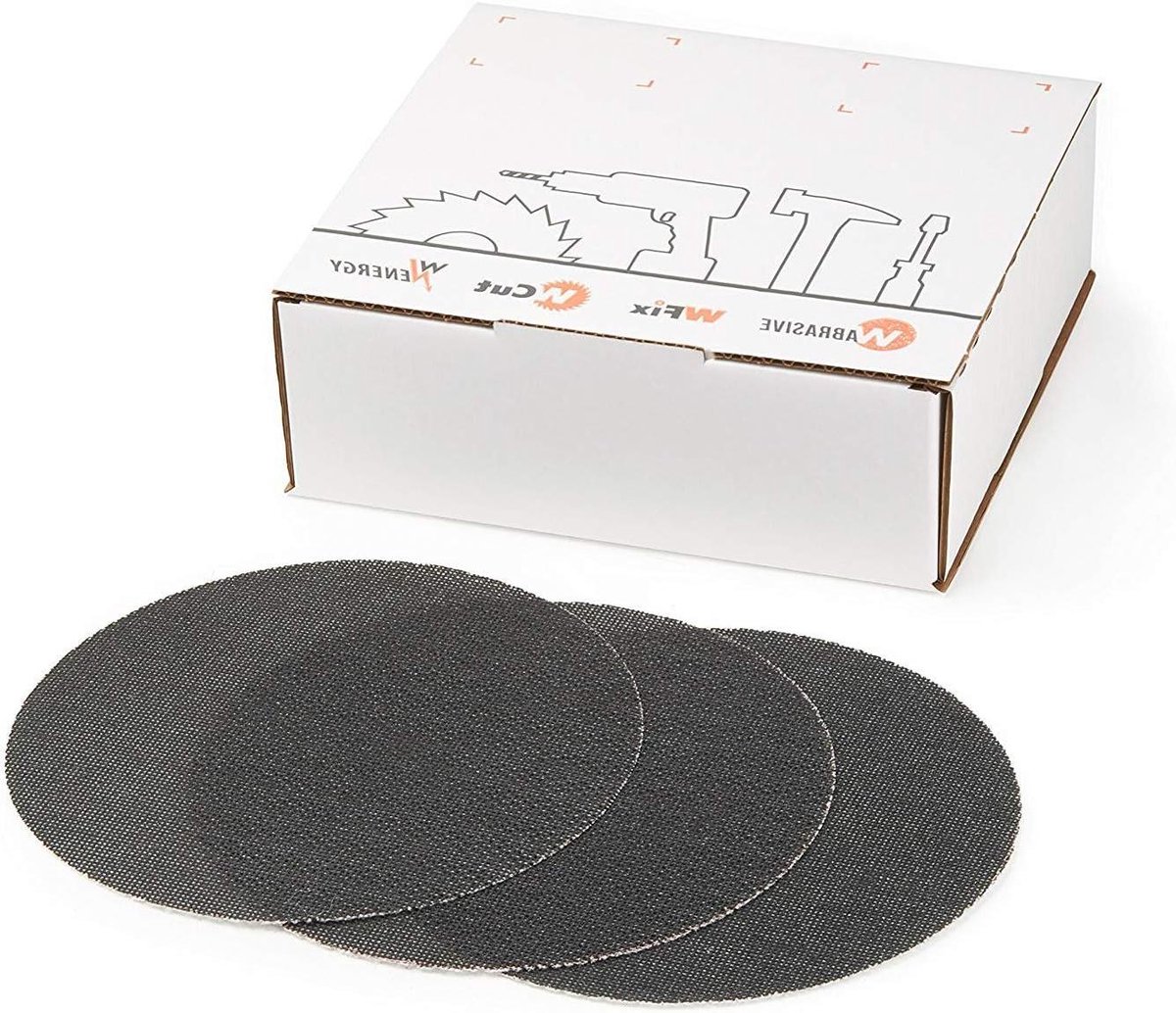 Slijpschijven Klittenband - Schuurrooster Schijven - Glad Maken Oppervlakken - Super Schurend - 225 mm - Grijs