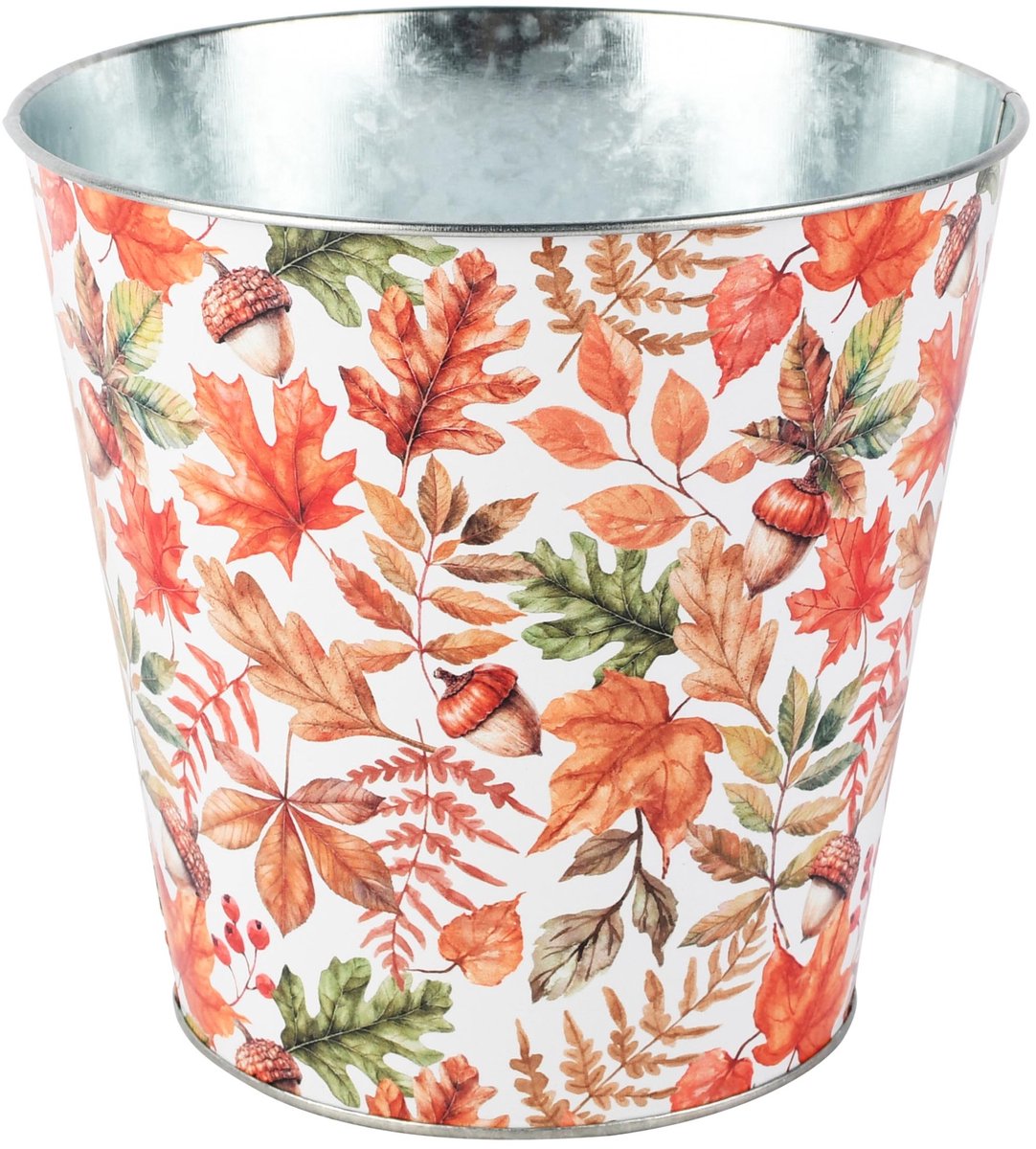 Dekoratief | Bloempot 'Autumn Aura', metaal, 17x17x16cm | A265613