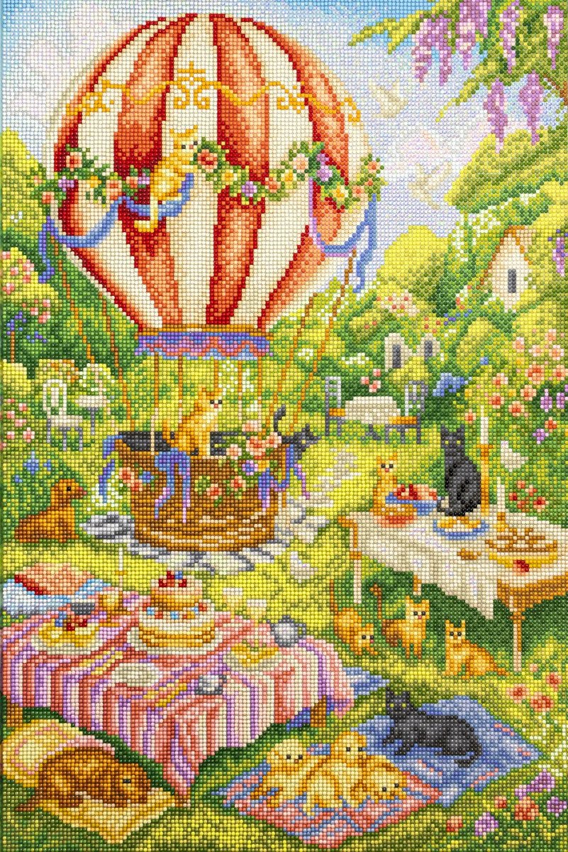 Diamond Painting - Tea Party - Thee Partijtje - Letistitch 40 x 61 cm