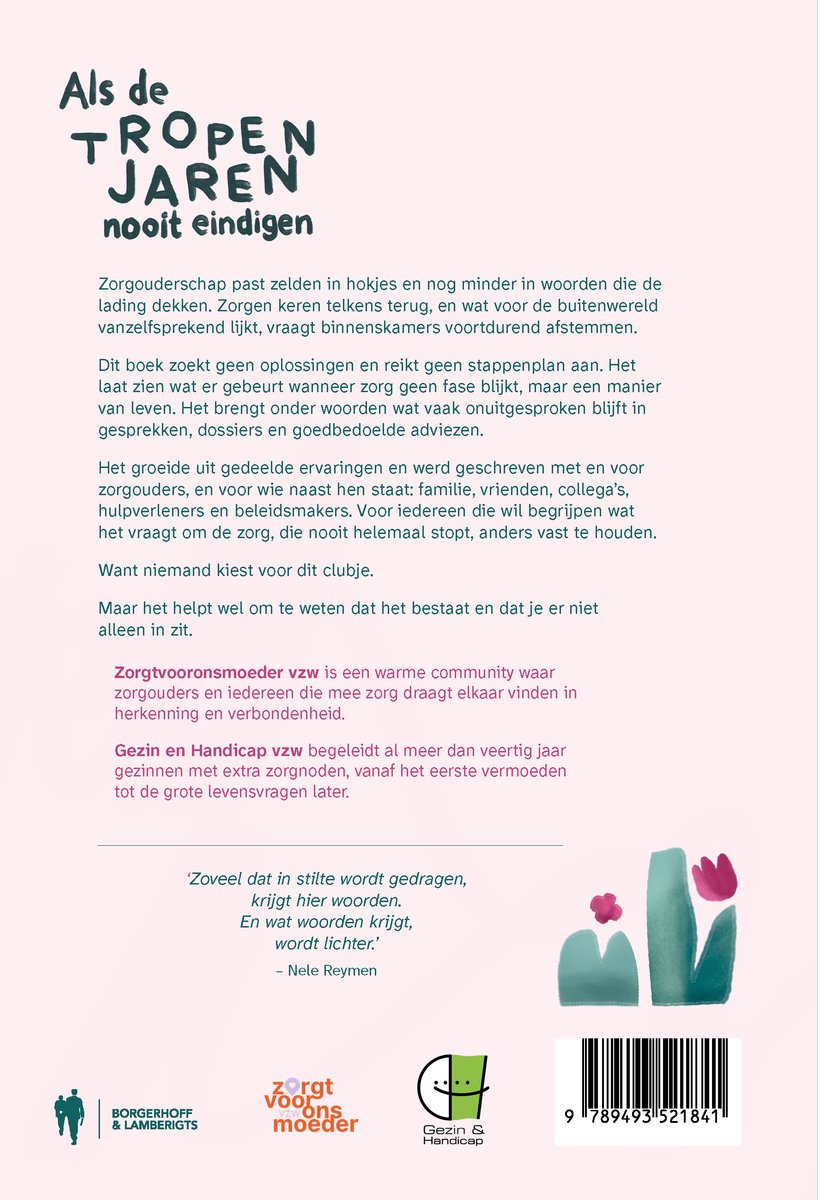 Als de tropenjaren nooit eindigen - back cover