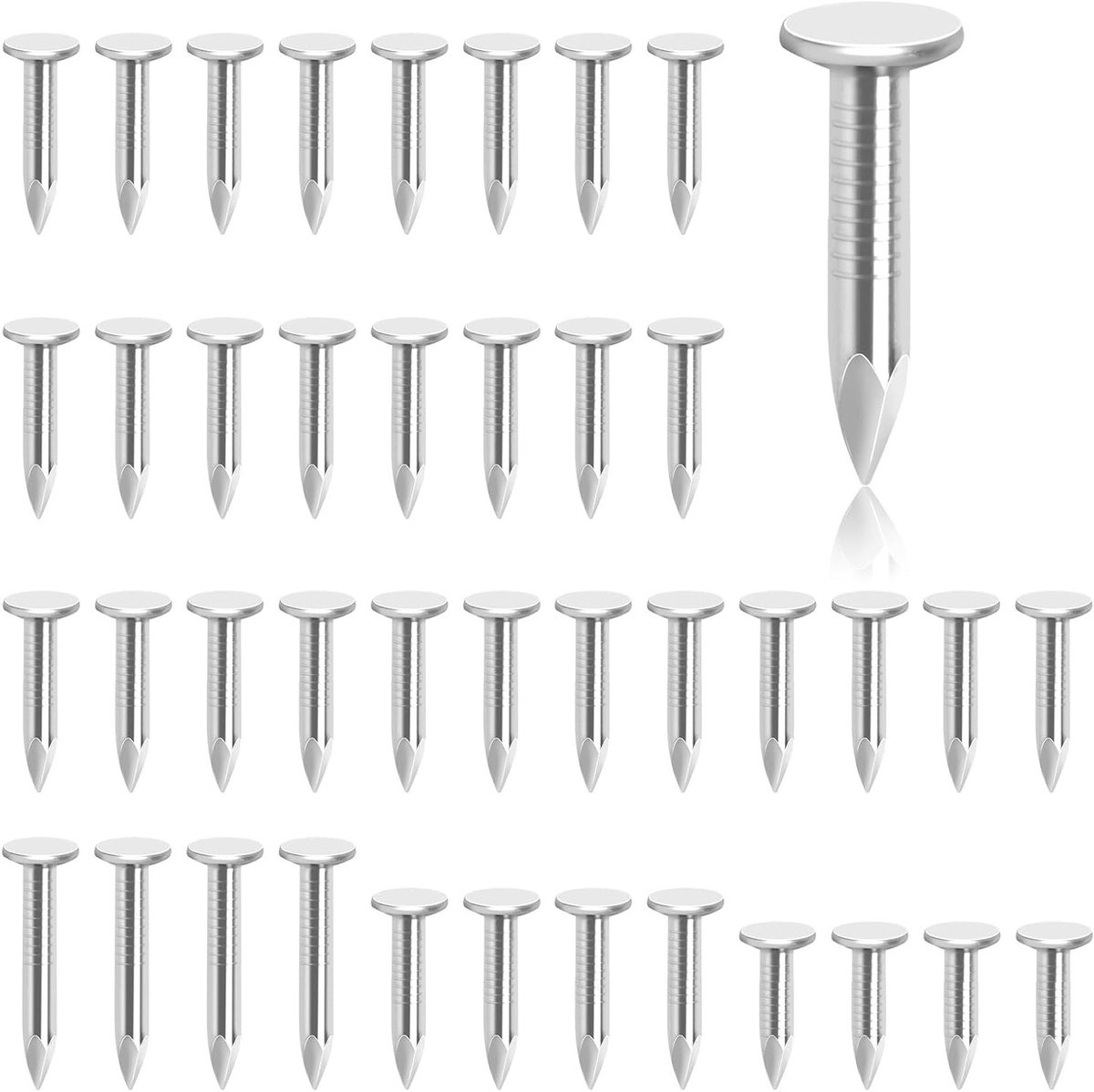 300 stuks 1 inch staal nagels voor dakbedekking, verzinkte pinnen voor dakvilt, schroefnag