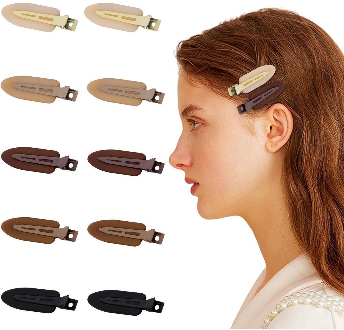 MTTproducts - Set van 10 Kreukvrije Haarspelden voor Perfecte Styling
