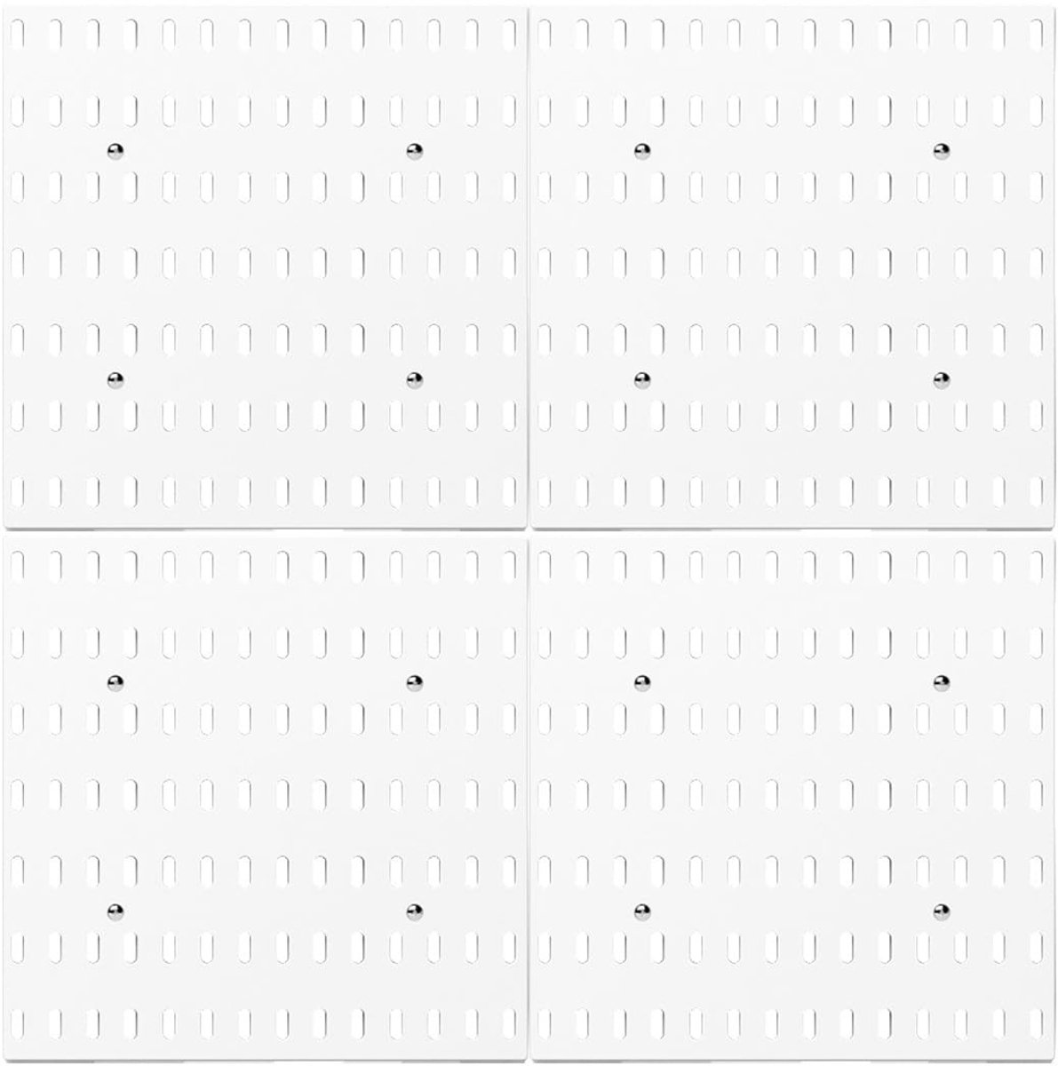 MTTproducts- Pegboard 56x56cm - Wandopslag - Gereedschapswand - Organizers - Gaatjesbord - Opbergsysteem - Ruimtebesparend