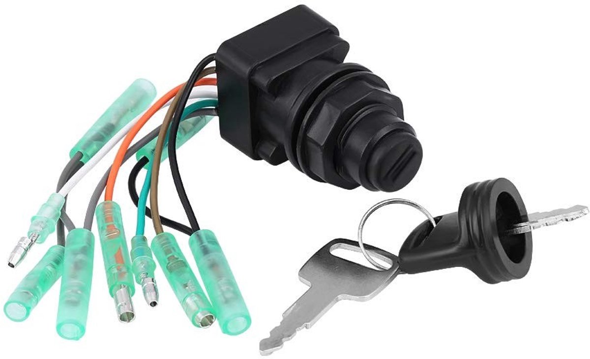 Dailygoods - Ignition Switch - Suzuki Outboard Motor - Hoogwaardige vervangingsonderdelen - Betrouwbaarheid - Motorstart - Geschikt voor diverse model...