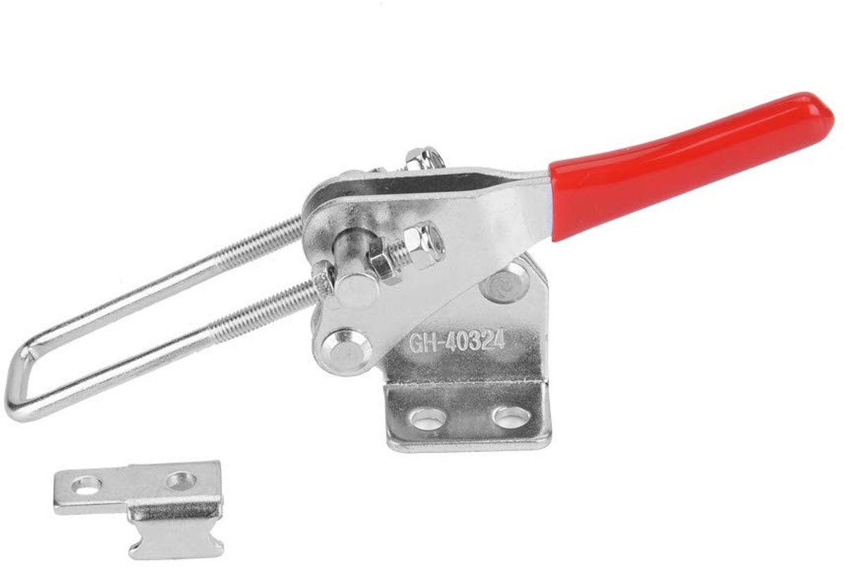 MTTproducts- Toggle Clamp 90 Graden - Gegalvaniseerd IJzer - Snelle Bevestiging - Voor Lassen/Riveteren - Veilig Ontwerp - Klanttevredenheid Garantie - Klem