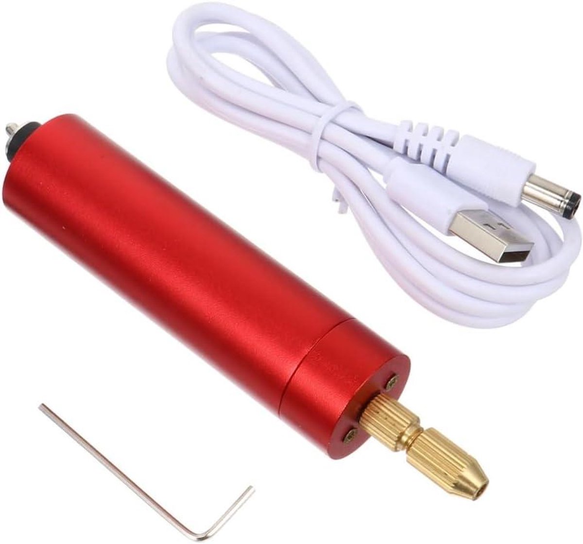 Mini Graveerstift - Graveerpen Set - Kleine Objecten Graveren - Draagbaar en Lichtgewicht - 50 Gram - Zilverkleurig