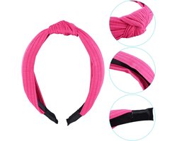 SIQUK 18 Stuks Hoofdband Knoop Turban Hoofdbanden Brede Effen Hoofdbanden Haaraccessoires voor Vrouwen en Meisjes 18 Kleuren, M, Veelkleurig