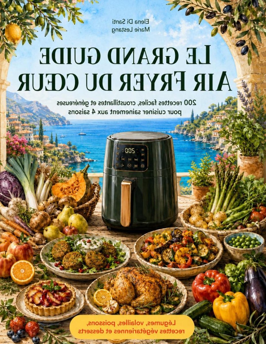 LE GRAND GUIDE AIR FRYER DU CŒUR: 200 recettes faciles, croustillantes et généreuses pour cuisiner sainement aux 4 saisons