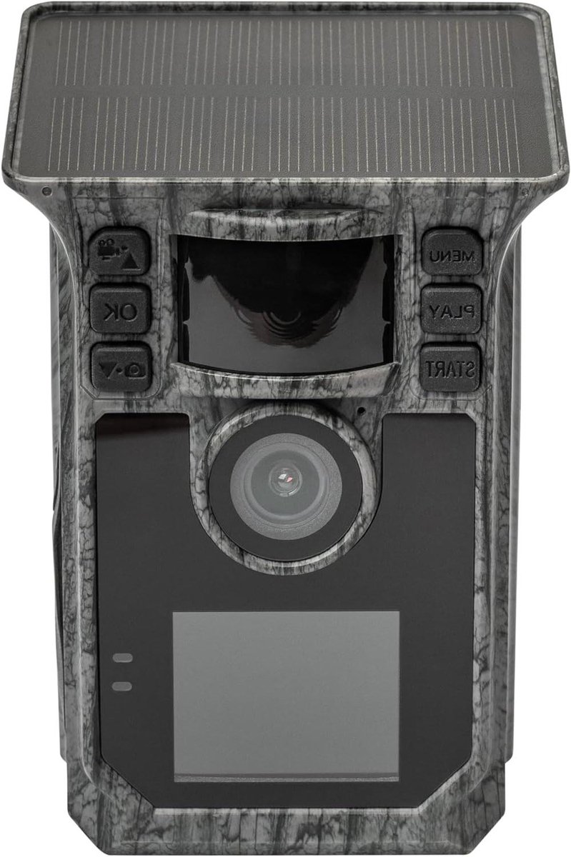 Wildlife Camera - Trail Monitor - Natuur Observatie - Zonne-energie WiFi - 48 MP - Groen