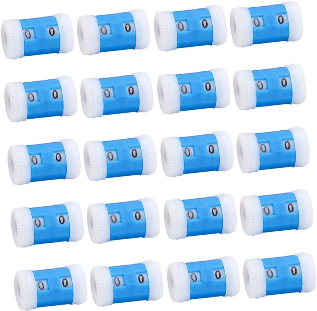 Steek Tellers - Brei Hulpmiddelen - Rijen Tellen - Haaknaald Vergrendeling - 20 Stuks - Blauw