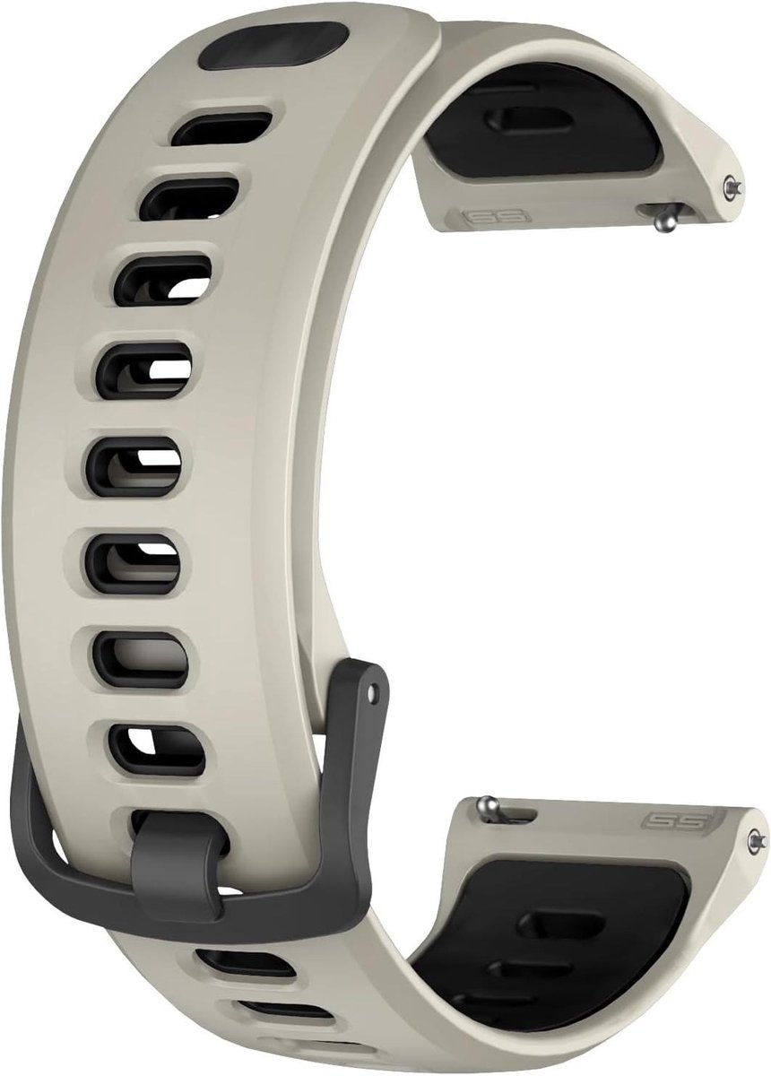 Horlogeband - Smartwatch band - Smartwatch vervangen - Snelle Installatie - 22 mm - Zwart