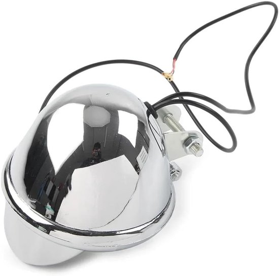Motorfiets Koplamp - Mistlamp Touring - Verbeter Zichtbaarheid - Universele Pasvorm - 12V - Zwart Chroom — afbeelding 4