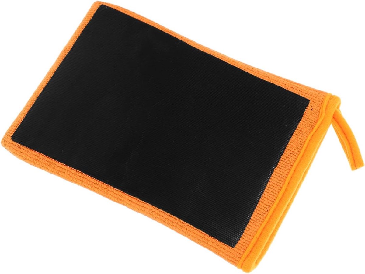Autowashandschoen - Klei handschoen - Auto poetsen - Krasvrij resultaat - 20.50 x 15.50 cm - Oranje