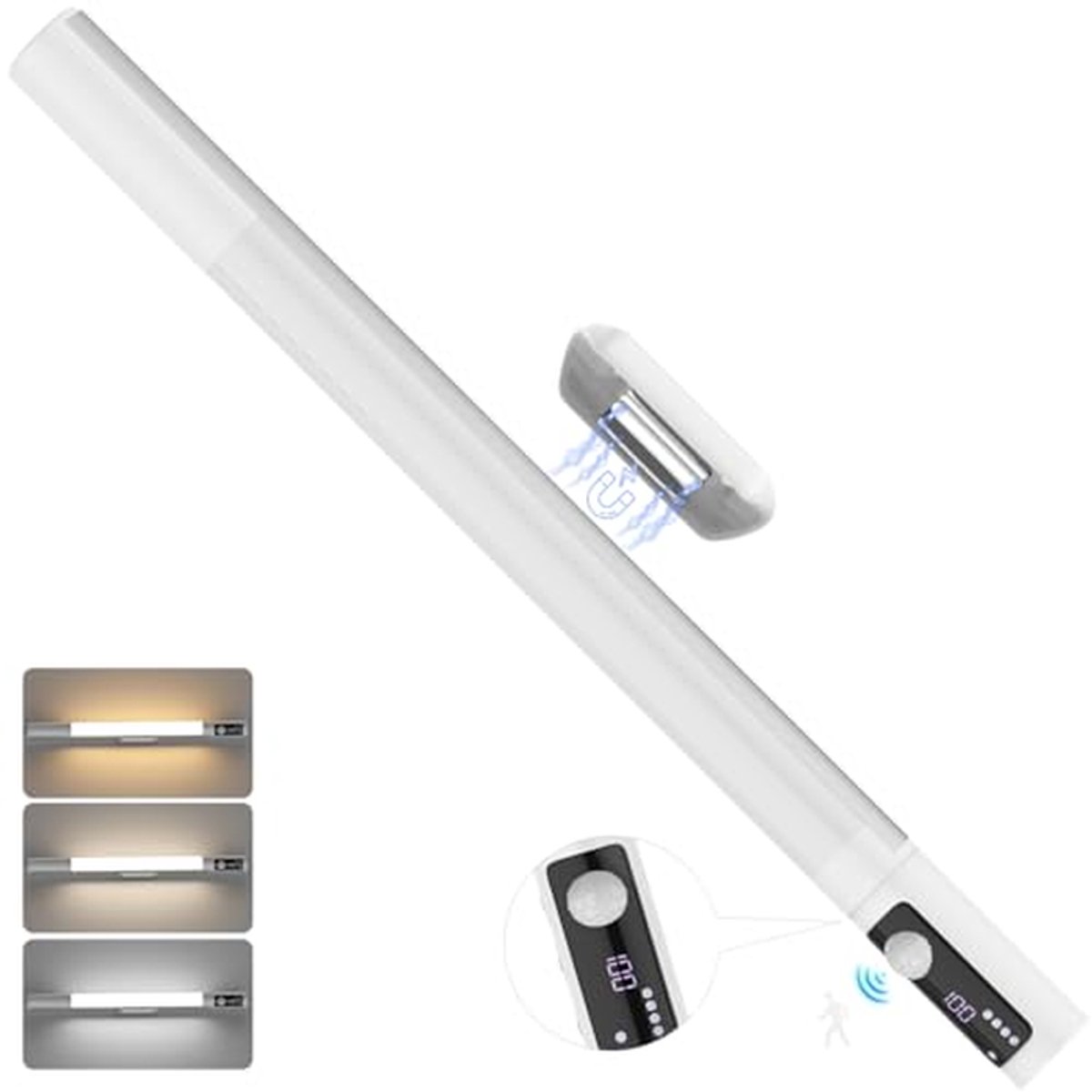 38 cm Keuken Onderkastverlichting met Bewegingssensor - Draadloze LED Lichtstrip met Batterij voor Kast en RV
