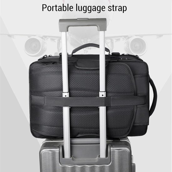 Vacuüm Rugzak - Compressie Tas - Reis Opslag - Met Ingebouwde Pomp - 35 Liter - Zwart — afbeelding 4