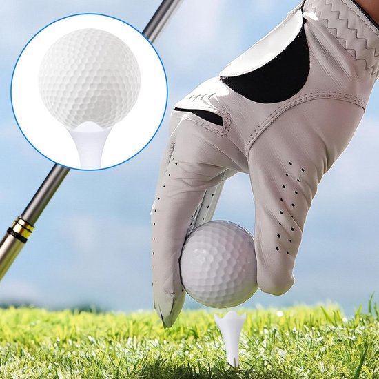 Dailygoods- Golf Tees 39 mm - 30 Stuks - Kunststof - Antislip - Schokbestendig van Dailygoods — afbeelding 3