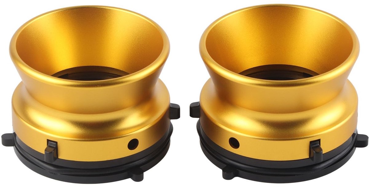 OmGoods - Dailygoody - SIXRUN 10 Inch NAB Hub Adapters voor Studer en Akai Bandrecorders - Vergrendelbaar Aluminium met Gepolijste Handgreep