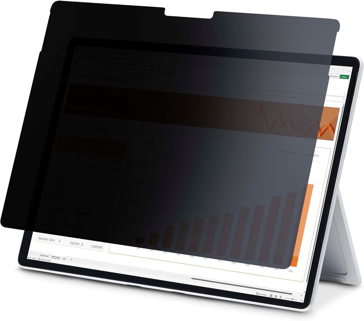 Famanu - Privacyfilter tablet - 12,3 inch - 4-weg - Mat - Geschikt voor Surface Pro