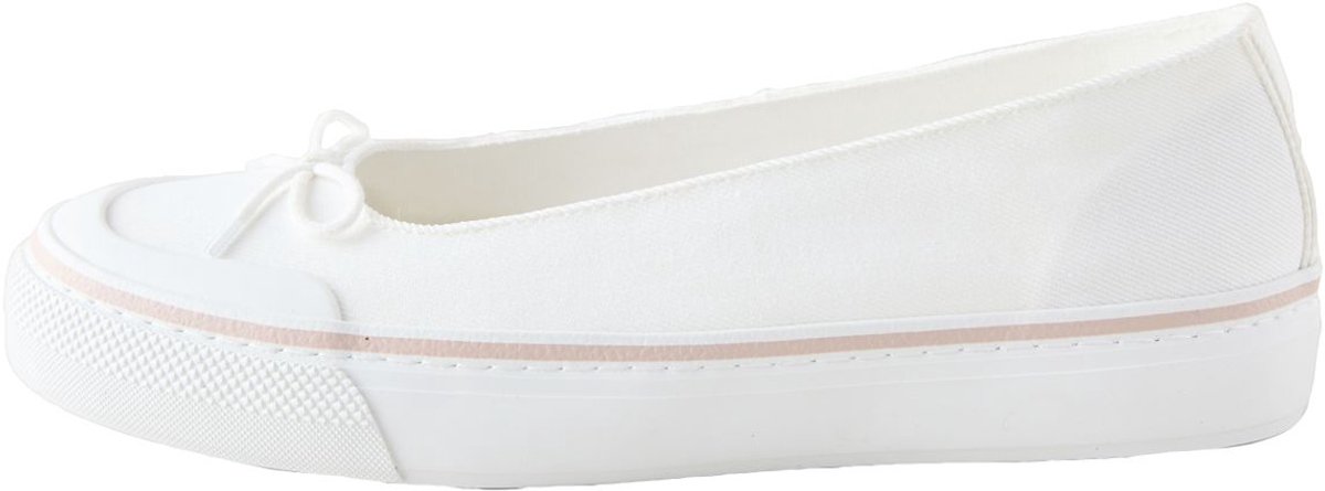 Next - Dames - Forever Comfort® canvas ballerina's - Wit