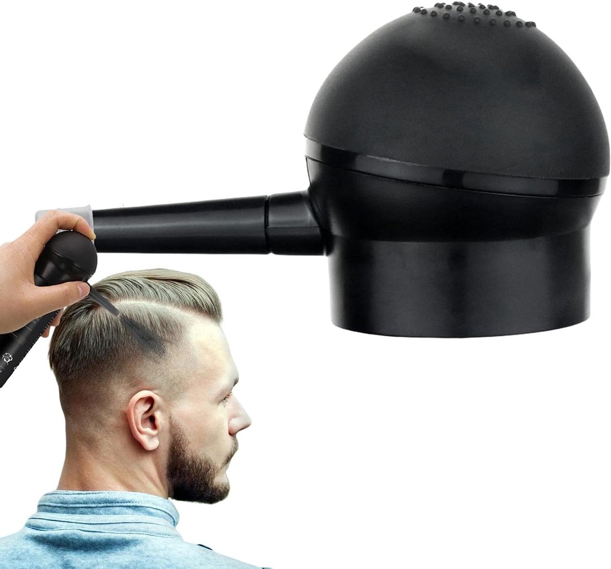 Haarvezel Applicator - Haarverdikker Tool - Haaraanzet Corrigeren - Gelijkmatige Verdeling - 1 x 1 cm - Niet gespecificeerd