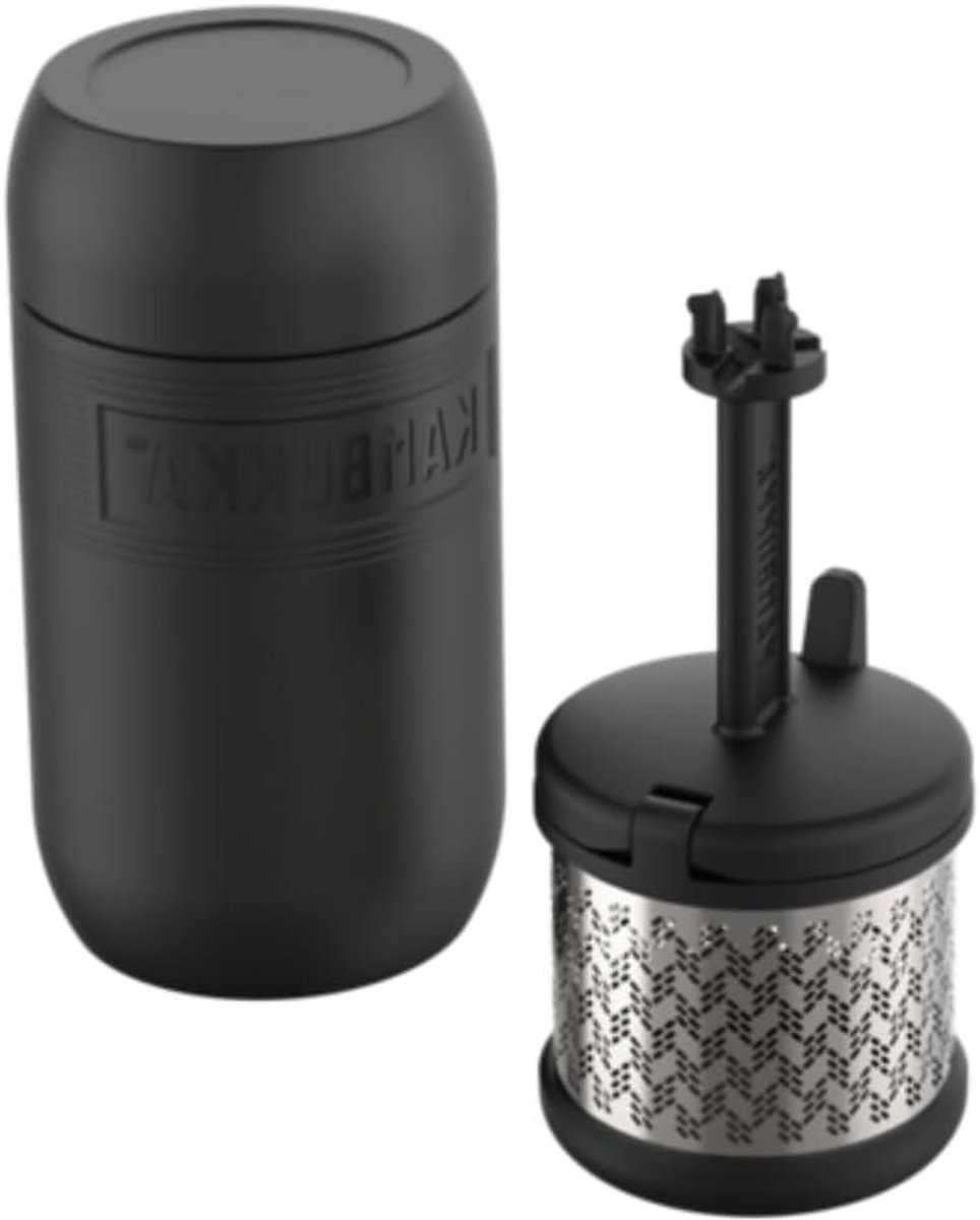 Theevanger Roestvrij Staal - Theefilter Thee Ei - Thee Zetten Onderweg - Compact Reisontwerp