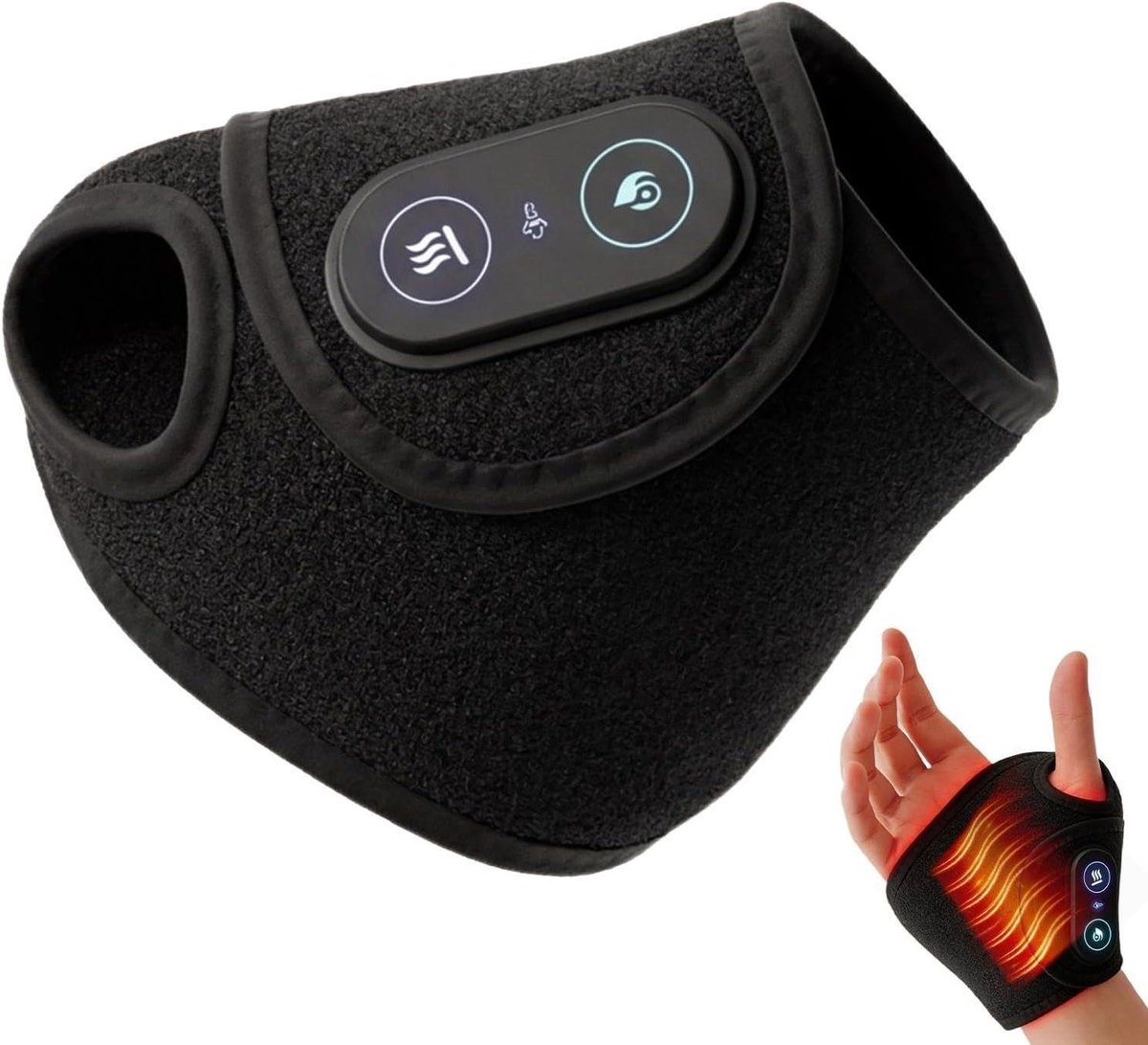 Handmassageapparaat - Polsverwarmer - Ontspanning - Ergonomisch ontwerp - 20x15x5 cm - Uniek