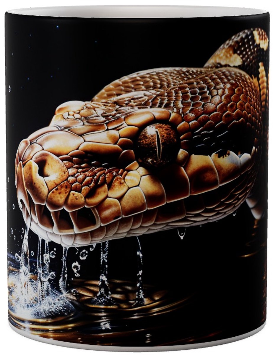 Slang Python In Water - Mok 440ml 440