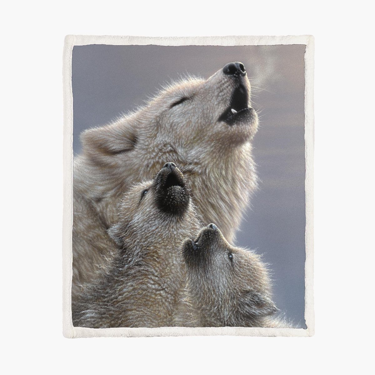 Wolven Fleece Deken 130*150cm Singing Lessons