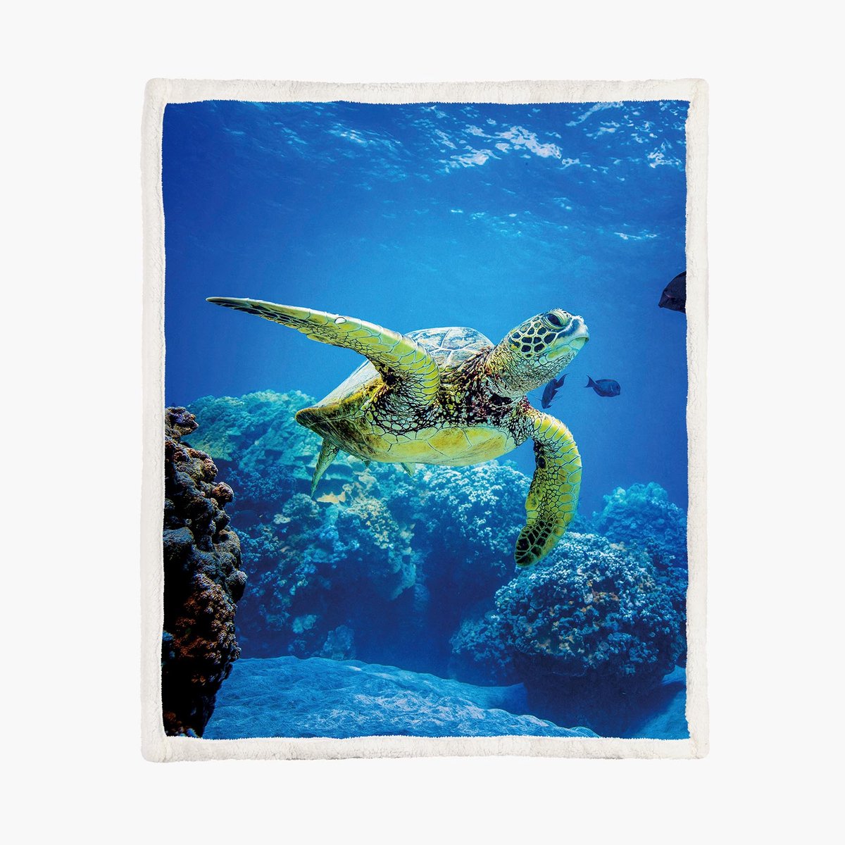 Schildpad Fleece Deken 130*150cm Seaturtle
