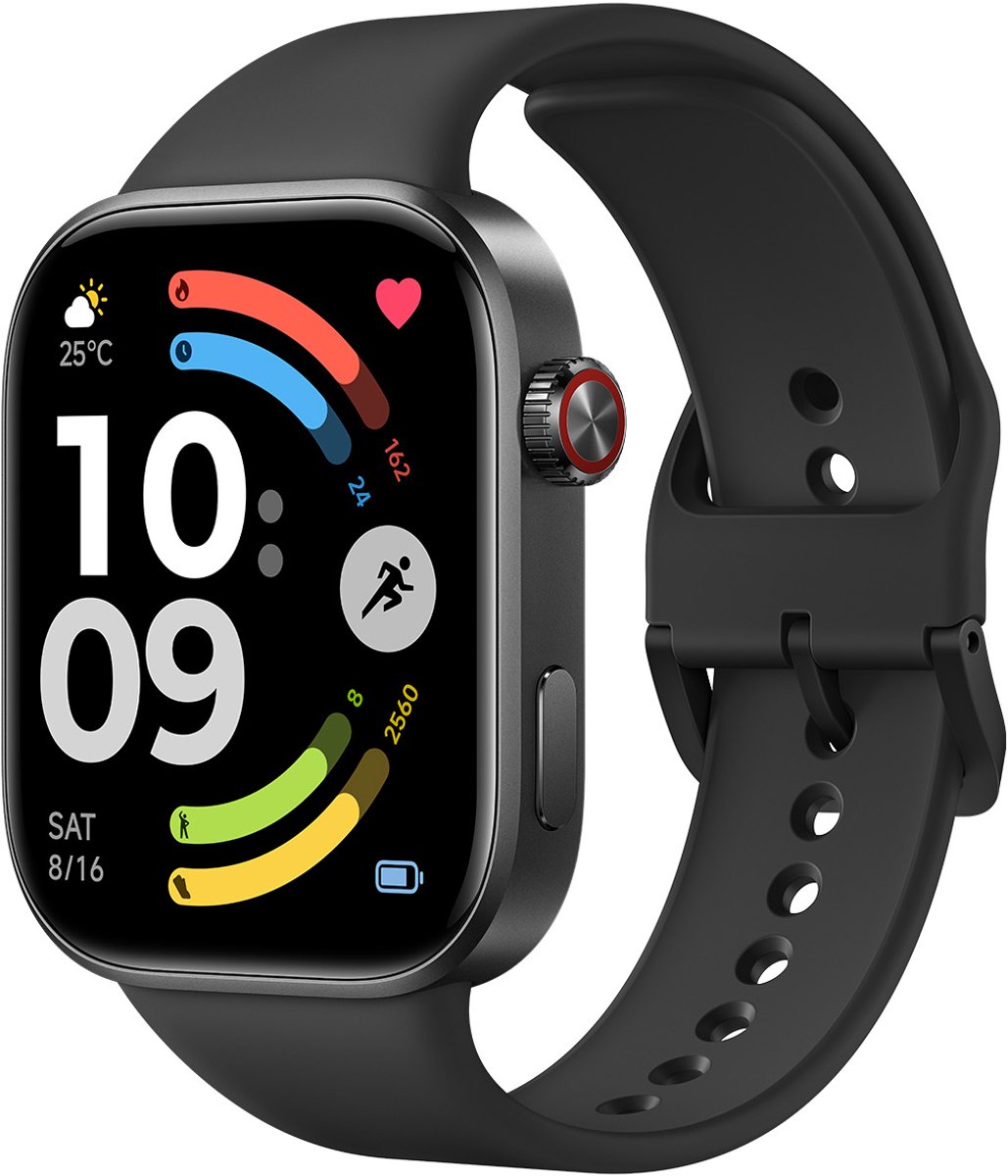 Redmi Watch 6 - Smartwatch - 2.07 inch AMOLED display - Ingebouwde GPS - Lange batterijduur tot 24 dagen - Bluetooth bellen - Hartslagmeting - Slaaptracking - 150+ sportmodi - Zwart.