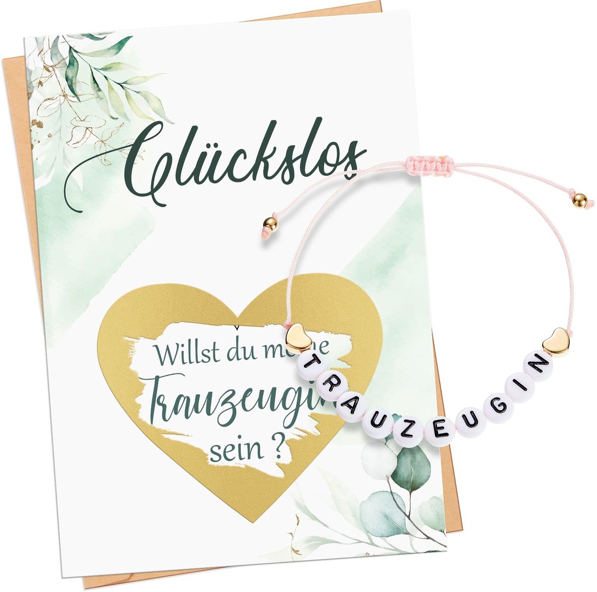 Solidchoice - Dailygoody - Bruidsmeisje - Cadeauset - Unieke uitnodiging - Armband - Vragen cadeau-ideeën - Peetvrouw - Doop bruiloft
