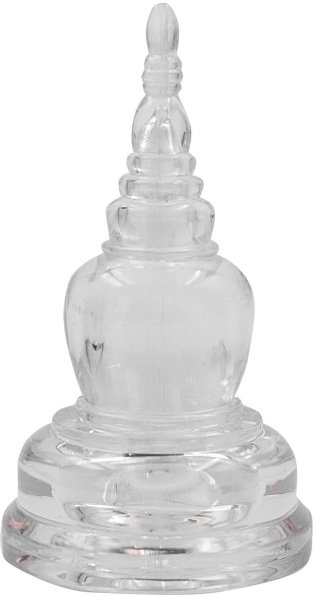 Solidchoice - Dailygoody - Kristallen stoepa - Boeddha toren - Exquise decoratie - Acryl - Tempel decoratie - Rustgevende uitstraling - Geschikt voor thuiskantoor -...
