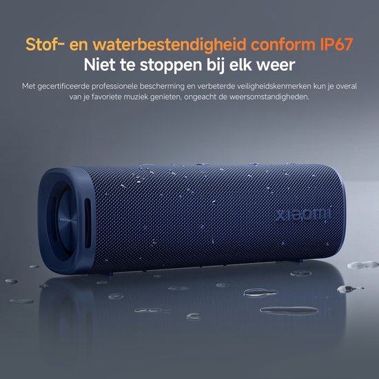 Xiaomi Sound Outdoor Speaker Blue - 30W - IP67 Waterproof - 12h Battery - Bluetooth 5.4 van Xiaomi — afbeelding 3