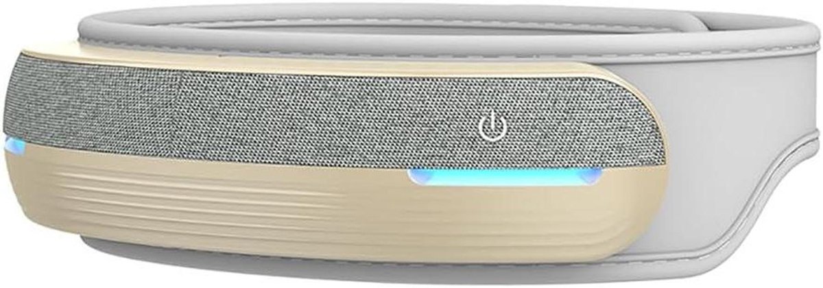 Hoofdmassage Band - Elektrische Hoofdverlichter - Ontspanning Bevorderen - Met Warmtecompress - 15 Min Timer - Bruin