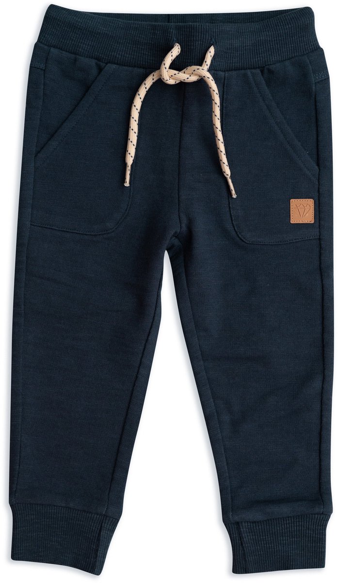Little Chiq Baby Joggingbroek Blue Nights – 280 GSM Slub Sweat – Luxe Babykleding