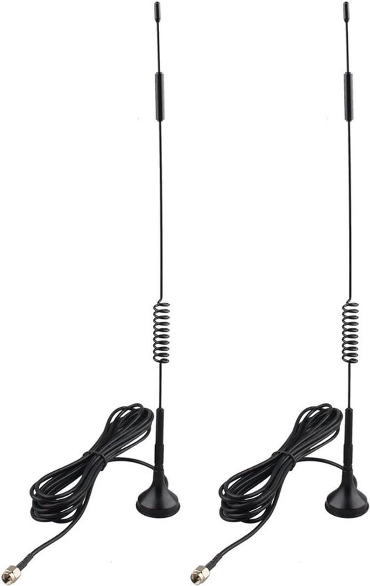 4G LTE Antenne - 12 dBi MIMO SMA Mannelijk - Geschikt voor Vodafone, EE, O2 en Drie - Huawei, Netgear en ZTE - Router, Gateway, Modem, Trail Camera