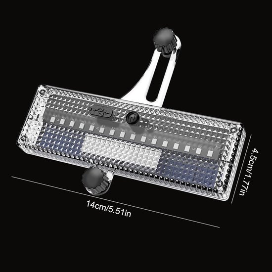 Fietswiel Verlichting - Spaaklampen LED - Veilig Fietsen - Dynamische Kleureffecten - 16 x 14 x 5 cm - Meerkleurig — afbeelding 5