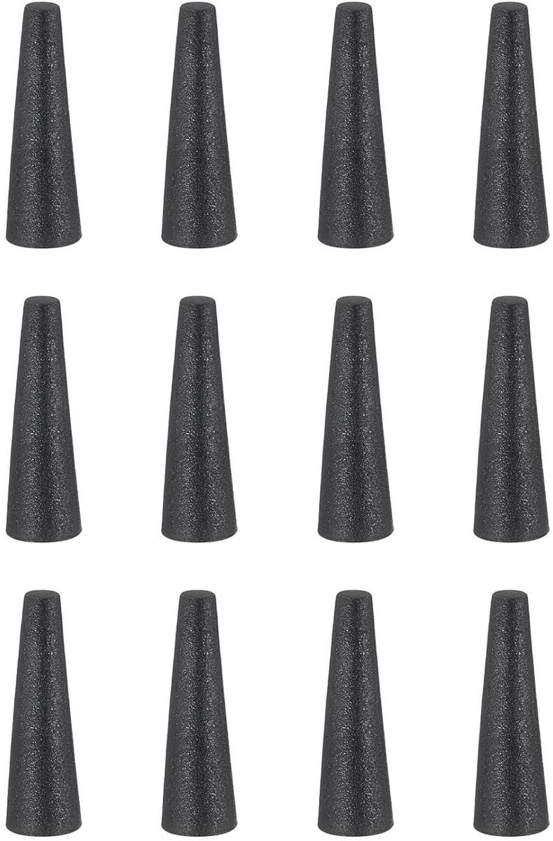 Rubberen Doppen - Siliconen Pluggen - Gat Afsluiten - Hoge Temperatuurbestendig - 2.8-6 mm - Zwart