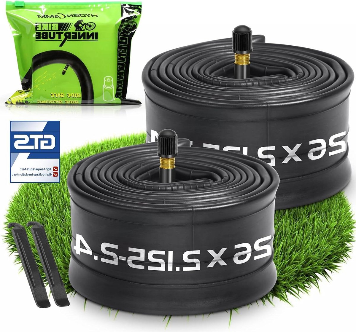 Binnenbanden Fiets - Banden Binnen - Veilig Fietsen - Butyl Rubber - 26 Inch Set - Zwart