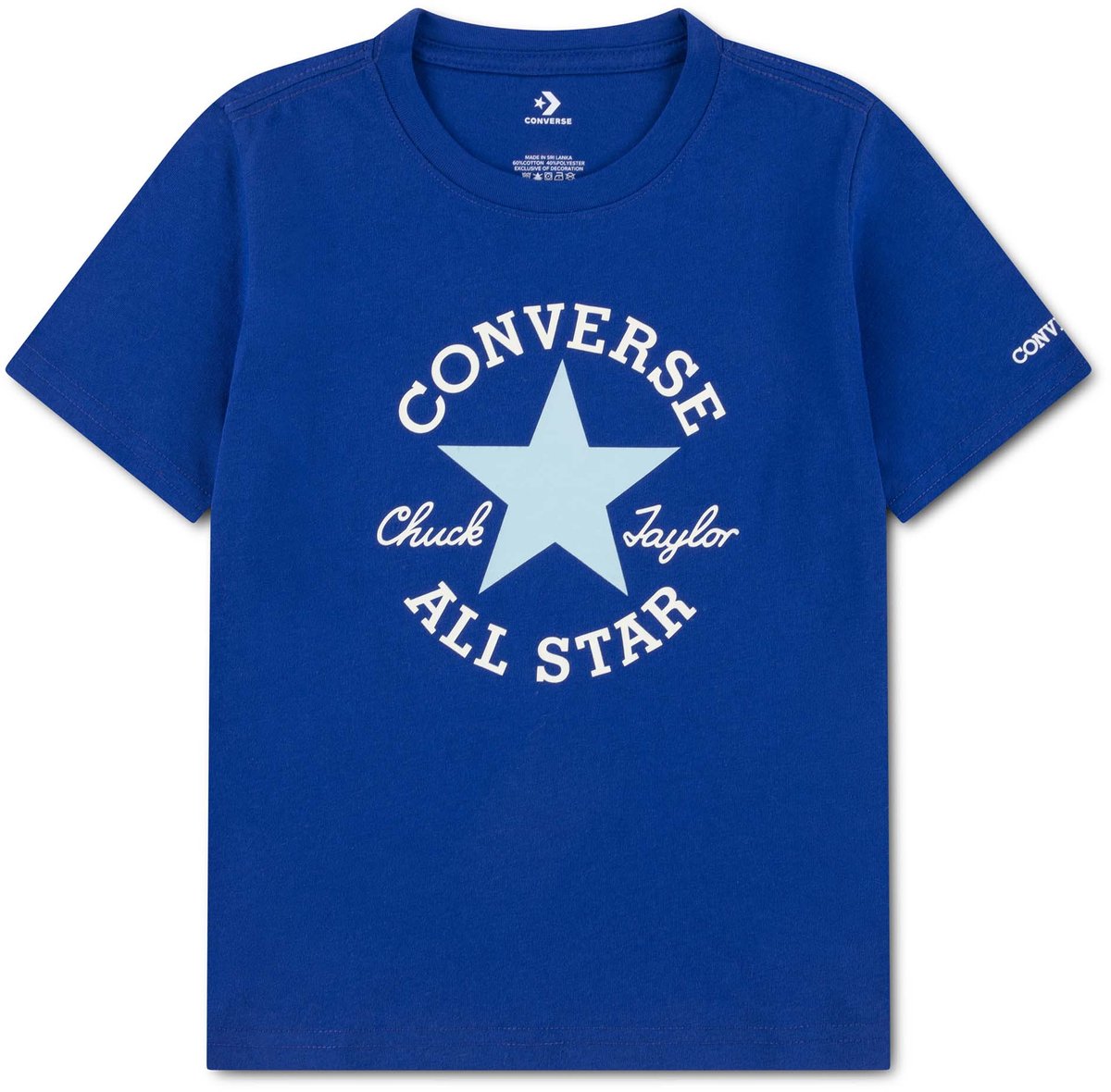 Converse T-Shirt Cnvb Dissected Chuck Patch Ss Fashion Wear Kinderen Blauw