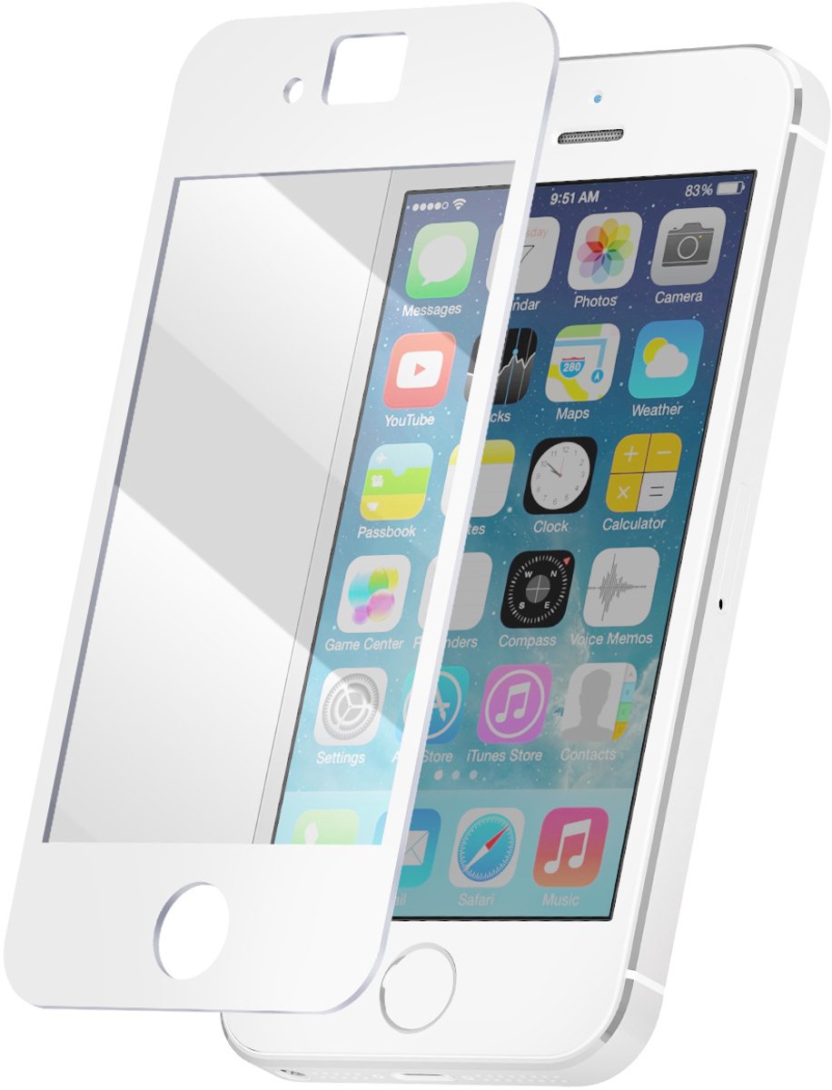 Moshi - iVisor XT Screenprotector iPhone 5S / 5 / SE (2016) / 5C - white