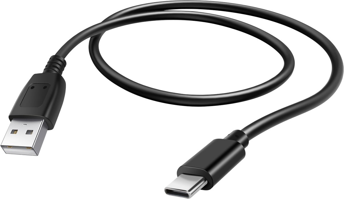 MaxLife USB-A naar USB-C Kabel 0.5 Meter 2A Zwart