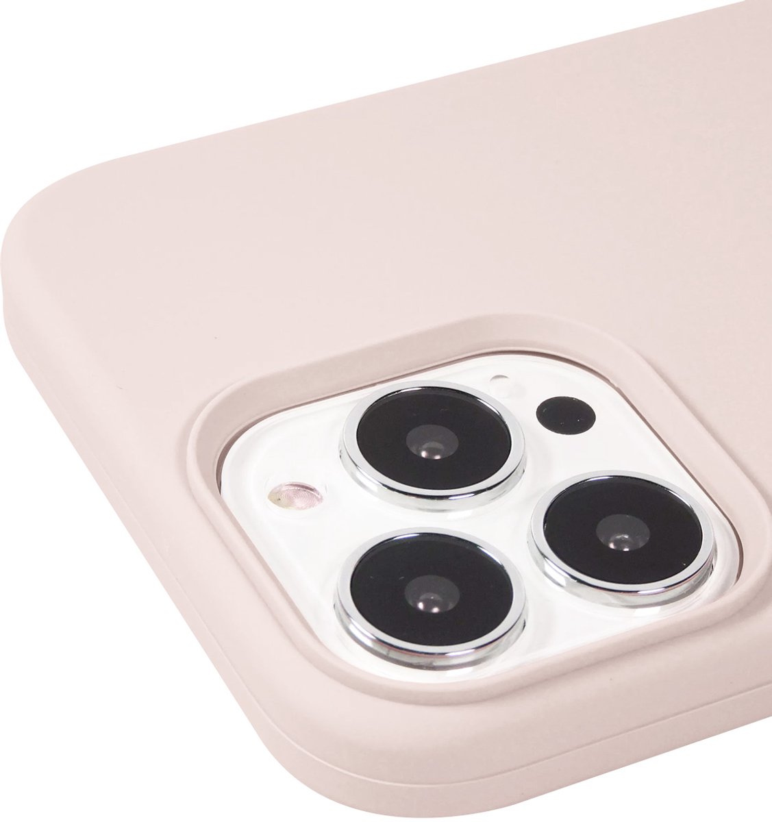 Jaym, Hardcase Geschikt voor Apple iPhone 14 Pro Max Premium Zacht Gevoel, Oudroze