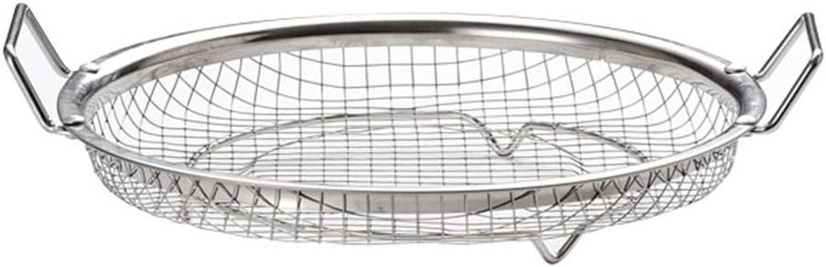 RVS Noodle Strainer met Handvatten, 19 cm - Ideale Colander voor Pasta, Fruit en Groenten, Vaatwasserbestendig