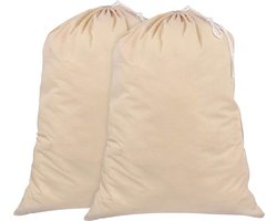 Waszak set van 2 - 71x91 cm, 100% katoen met trekkoord