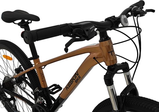 Keskin Bike MTB PRO - Mountainbike 29 inch - 21 versnellingen Shimano - Framemaat: 39 cm - Zwart/Brons — afbeelding 4