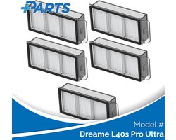 Dreame L40s Pro Ultra Filters (5 Stuks, Plus.Parts® alternatief voor RHF21)