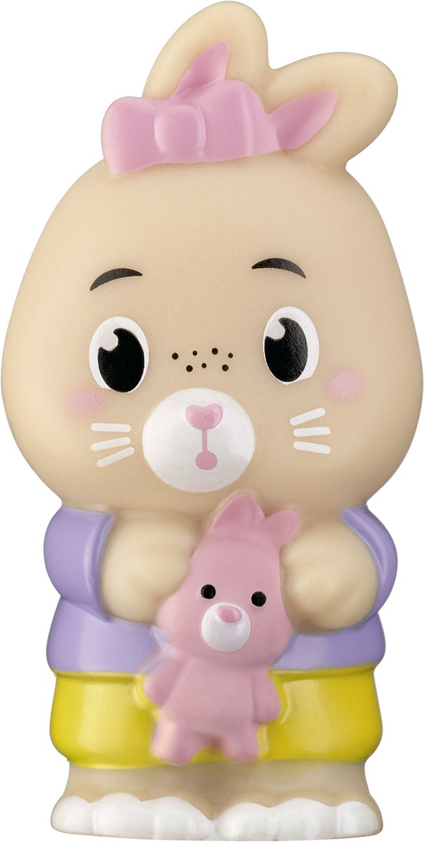 Klorofil speelset familie "Konijn" | Speelfiguren set - Poppetjes familie - Kinder Speelgoed - Flora, Warren, Abby en Roger - Vanaf 18 maanden - 4-Delig — afbeelding 9
