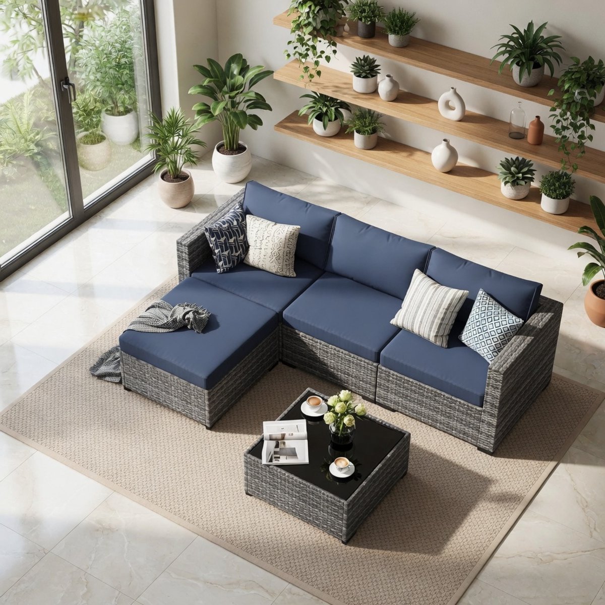 Luxe Bank – Grijs – Industrohome